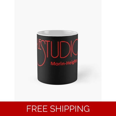 Classic Mug Black Le Studio Red Logo MH Red